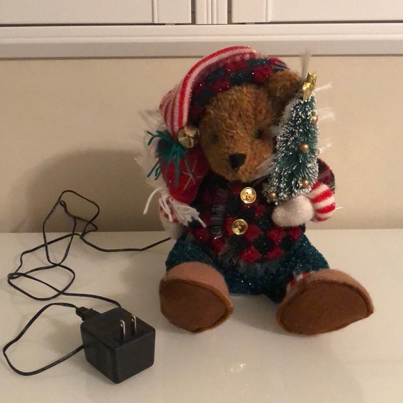 Christmas Light Up Teddy Bear - Picture 4 of 4